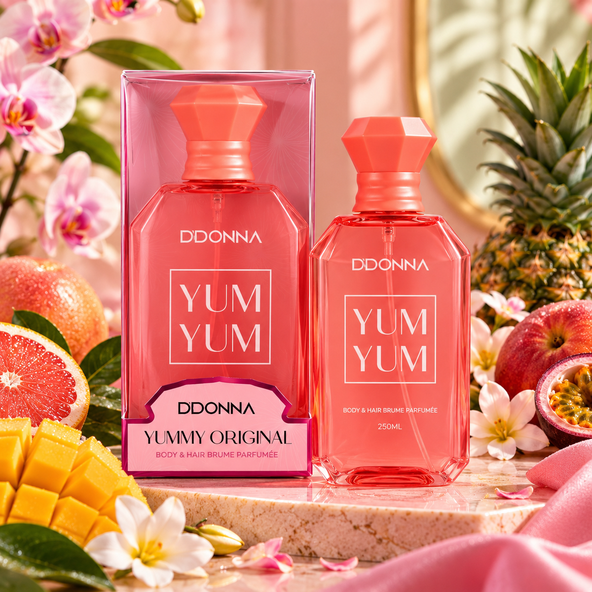 Brume corps & cheveux Yum Yum Original – DDONNA 250 ml