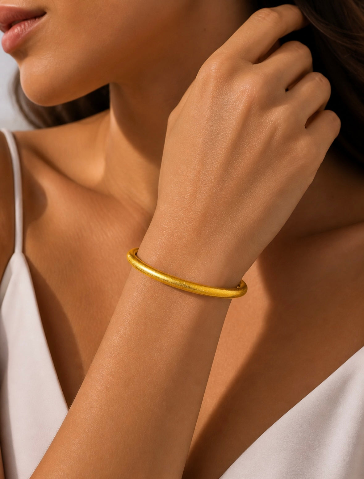 Bracelet Jonc Transparent Résistant à l’Eau