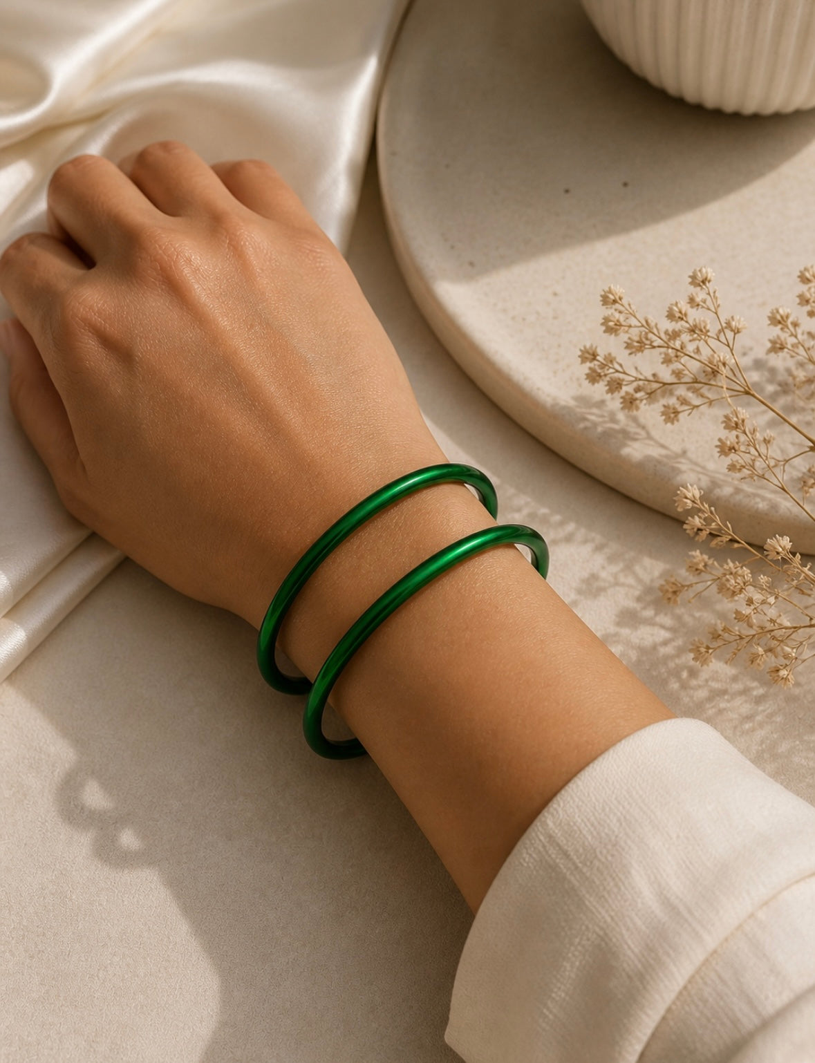 Bracelet Jonc Transparent Résistant à l’Eau